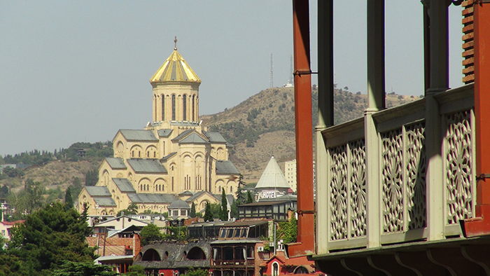 Грузия. Тбилиси. Главный собор города — Троицкий