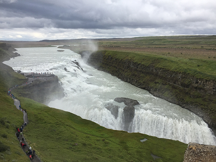 Золотое кольцо Исландии. Водопад Gullfoss (Гутльфосс)